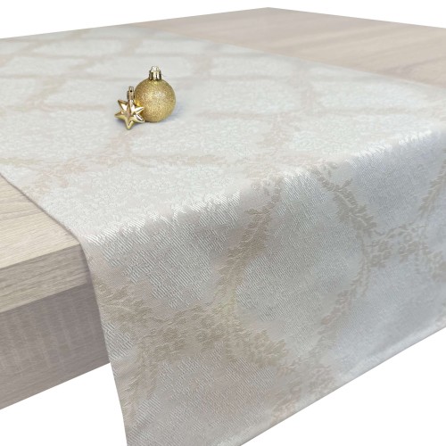 Bieżnik dekoracyjny Chic&amp;Simple 40x160 (beż wianek).jpg